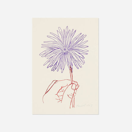 Marisol Escobar, ‘Hand and Flower (from the Stamped Indelibly portfolio)’, 1967