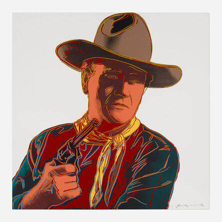 Andy Warhol, ‘John Wayne (from the Cowboys and Indians series)’, 1986