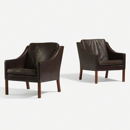 Börge Mogensen, ‘Lounge chairs, pair’, 1963