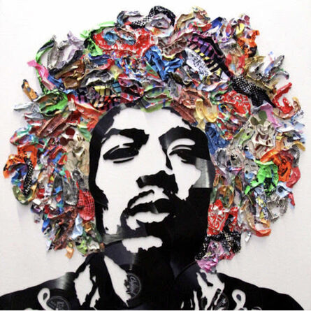 Mr. Brainwash, ‘Jimi Hendrix’, 2019