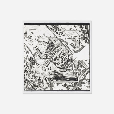 Frank Stella, ‘Swan Engraving Square I (Swan Engraving V) from the Swan Engraving series’, 1982