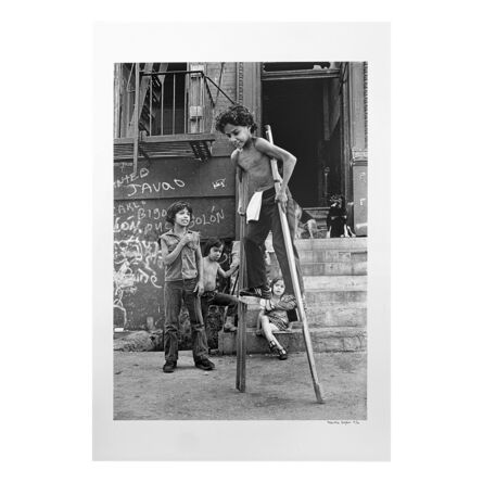 Martha Cooper, ‘Boy on Stilts, Lower East Side, New York, NY’, 1978-79