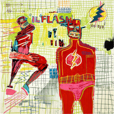 After Jean-Michel Basquiat, ‘Flash in Naples, from Superhero Portfolio’, 1982-87/2022