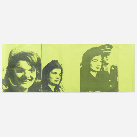 Andy Warhol, ‘Jacqueline Kennedy monumental exhibition print’, 1974