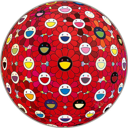 Takashi Murakami, ‘Flowerball: Bright Red’, 2016