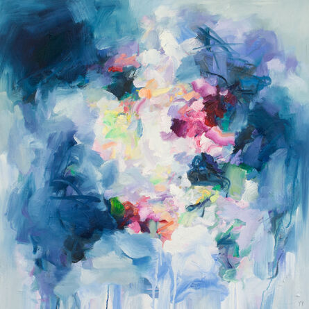 Yangyang Pan, ‘Blossoming in the Blues #1’, 2022