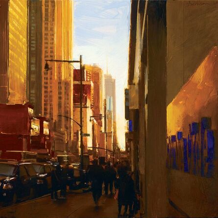 Ben Aronson, ‘Sunset, Near Columbus Circle’, 2021