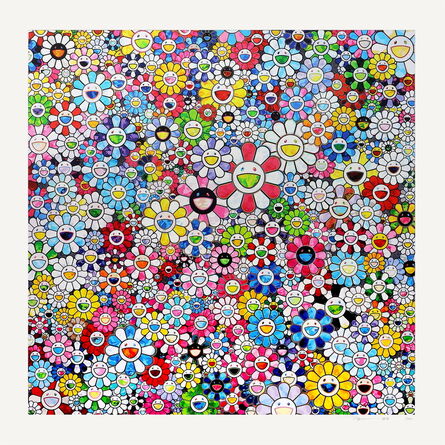 Takashi Murakami, ‘Flowers with Smiley Faces’, 2020