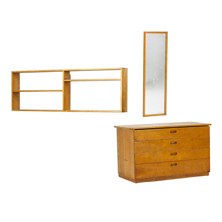 Marcel Breuer, ‘Chest Of Drawers, Shelf, and Mirror’, ca. 1938