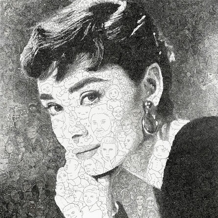 Keita Sagaki, ‘Hystorical Portraits vol. 5 - Audrey Hepburn’, 2020