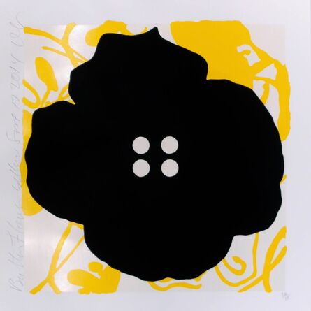 Donald Sultan, ‘Button Flower Yellow’, 2014