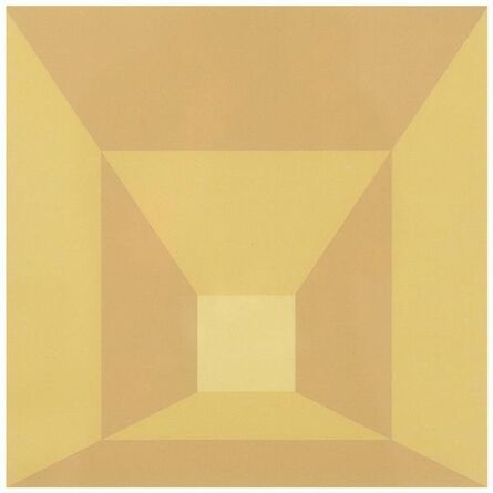Josef Albers, ‘Mitered Squares - Butter’, 1976