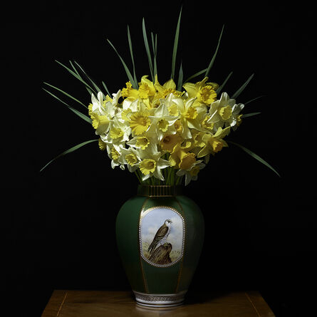 T.M. Glass, ‘Narcissus in a Green Falcon Vessel’, 2018