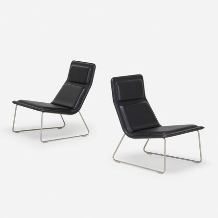 Jasper Morrison, ‘Low Pad lounge chairs, pair’, 1999