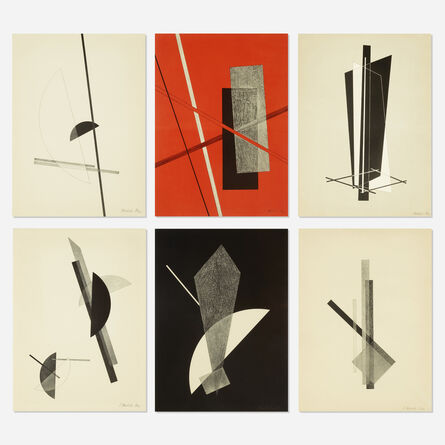 László Moholy-Nagy, ‘Konstruktionen: Kestnermappe 6 (Constructions: Kestner Portfolio 6)’, 1922-23