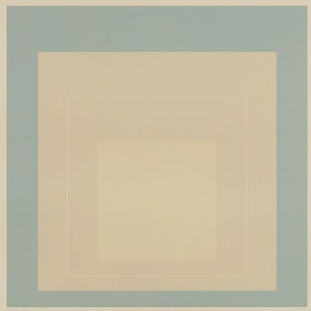 Josef Albers, ‘WLS VII, from White Line Squares (Series I)’, 1966