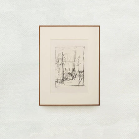 Alberto Giacometti, ‘Figurines and stove’, 1954