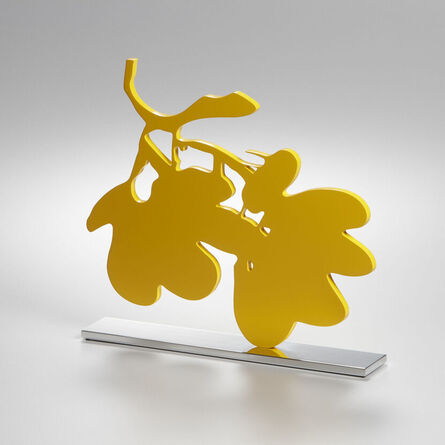 Donald Sultan, ‘Yellow Lantern Flowers, Sept.18, 2013’, 2013