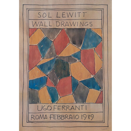 Sol LeWitt, ‘Sol Lewitt - Wall drawings - Ugo Ferranti - Roma Febrario’, 1989