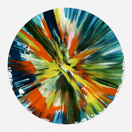 After Damien Hirst, ‘Signed Circle Spin Painting’, 2009