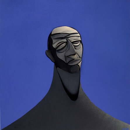 Adam Neate, ‘Purple Portrait’, 2022