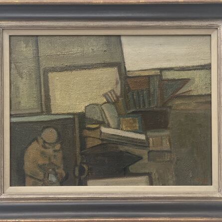 Prunella Clough, ‘Man in a Yard’, c.1950-53