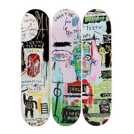 Jean-Michel Basquiat, ‘In Italian Skatedecks’, 2017