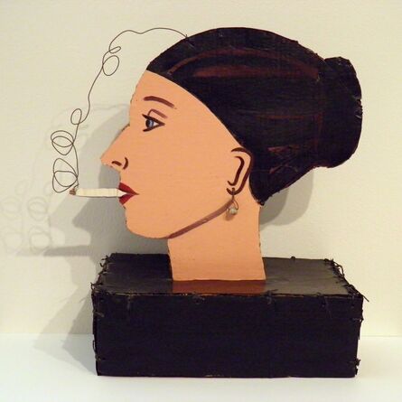 Joan Brown, ‘Smoker’, 1973
