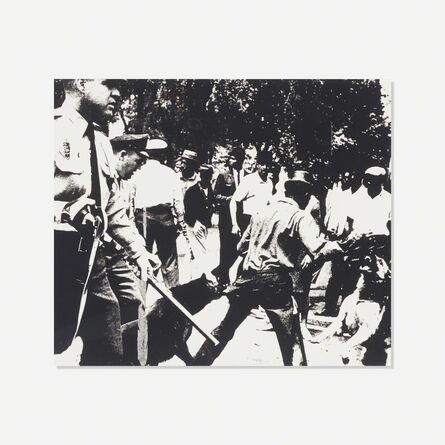 Andy Warhol, ‘Birmingham Race Riot (from the Ten Works X Ten Painters portfolio)’, 1964