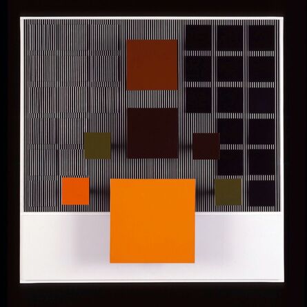 Jesús Rafael Soto, ‘Naranja inferior ’, 2003