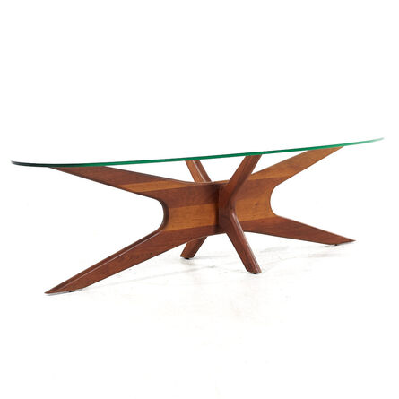 Adrian Pearsall, ‘Adrian Pearsall for Craft Associates Mid Century Jacks Walnut Surfboard Coffee Table’, 1970-1979