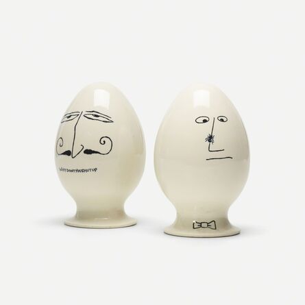 La Gardo Tackett, ‘Eggheads, set of three’, 1958