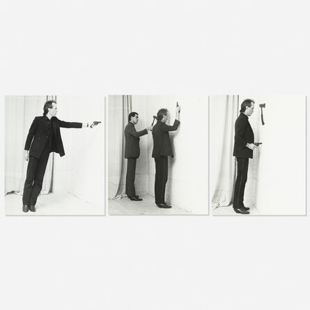 Jürgen Klauke, ‘Formalisierung der Langeweile (triptych)’, 1980-81