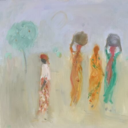 Ann Shrager, ‘Three Ladies and Boy ’, 2020