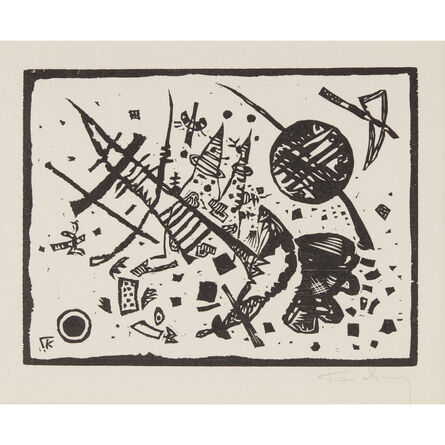 Wassily Kandinsky, ‘Holzschnitt für die Ganymed-Mappe’, 1924