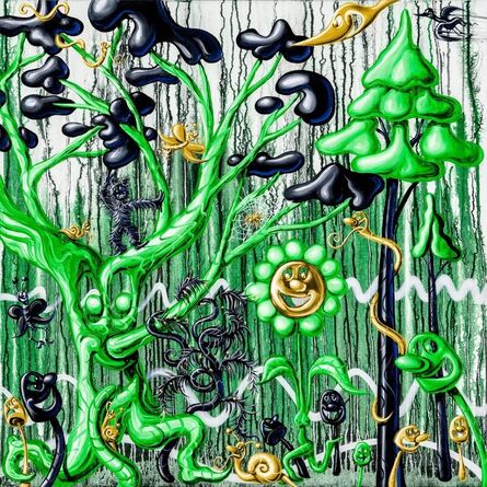Kenny Scharf, ‘Furungle (Green) ’, 2021