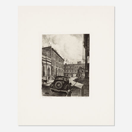 Armin Landeck, ‘Bedford Street’, 1938