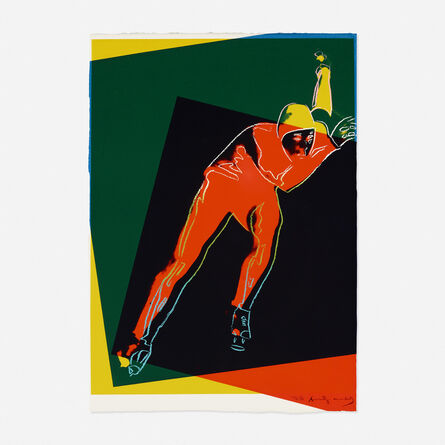 Andy Warhol, ‘Speed Skater Trial Proof (from the Art and Sports portfolio)’, 1983