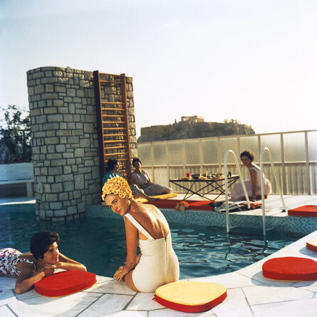 Slim Aarons, ‘Slim Aarons ' Penthouse Pool in Athens' Mid-Century Modern Photography’, 1961