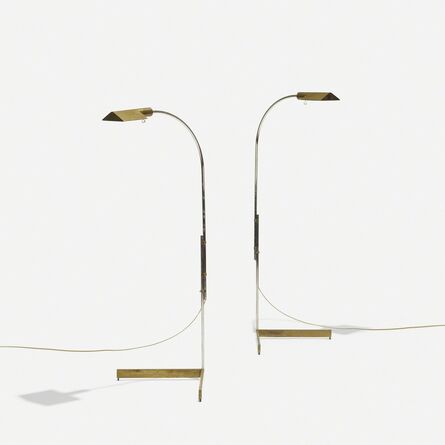 Cedric Hartman, ‘floor lamps model 1UWV, pair’, c. 1985