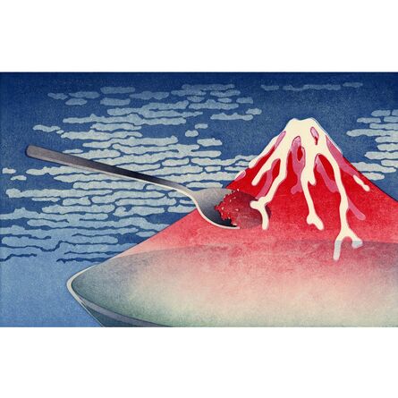 Shoji Miyamoto, ‘Red Fuji as shaved ice’, 2011