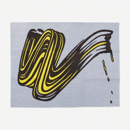 Roy Lichtenstein, ‘Brushstroke (Castelli mailer)’, 1965