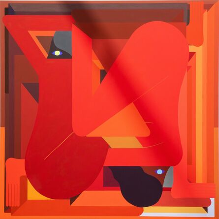 Richard Colman, ‘LA Painting (red)’, 2018