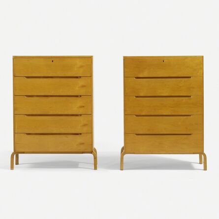 Alvar Aalto, ‘Cabinets, pair’, c. 1946