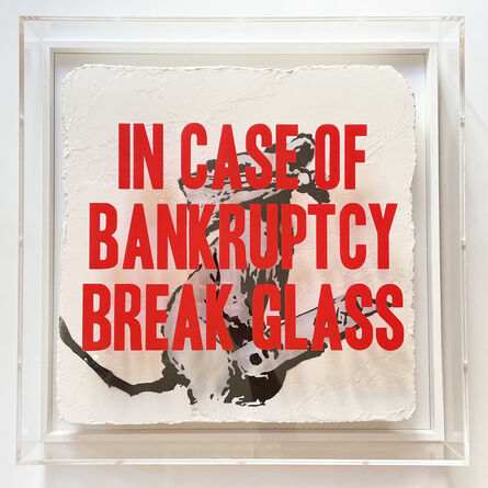Thirsty Bstrd, ‘In Case of Bankruptcy - "Pompidou Rat Cutter"’, 2021