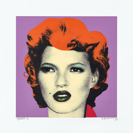 Banksy, ‘Kate Moss (Purple/Orange)’, 2005
