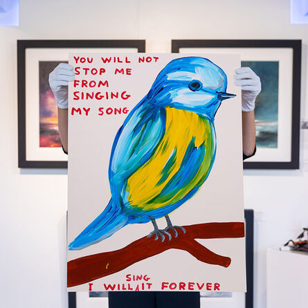 David Shrigley, ‘You Will Not Stop Me From Singing My Song’, 2021