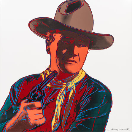 Andy Warhol, ‘John Wayne (from Cowboys and Indians)’, 1986