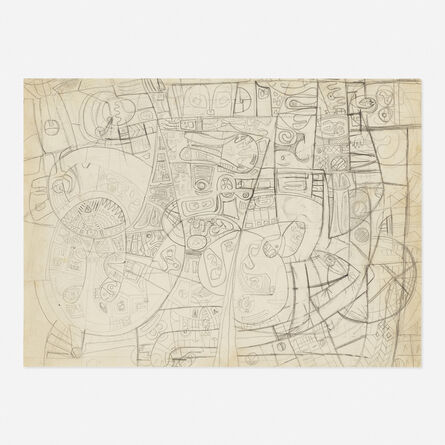 Peter Busa, ‘Indian Space Drawing #2’, c. 1940