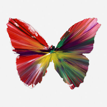 After Damien Hirst, ‘Butterfly Spin Painting’, 2009